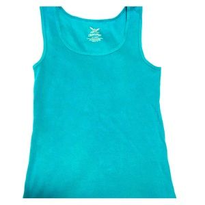 Teal tank top  1X